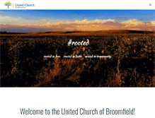 Tablet Screenshot of broomfielducc.org